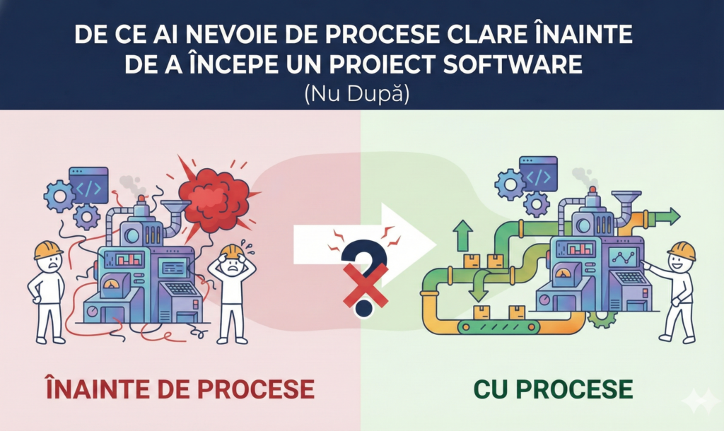 De ce ai nevoie de procese clare înainte să începi un proiect software (nu după)