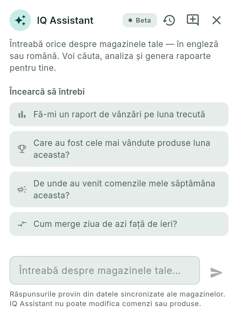 Întreabă-ți magazinele