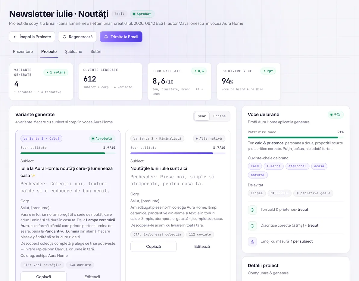 Vellox AI Copywriter